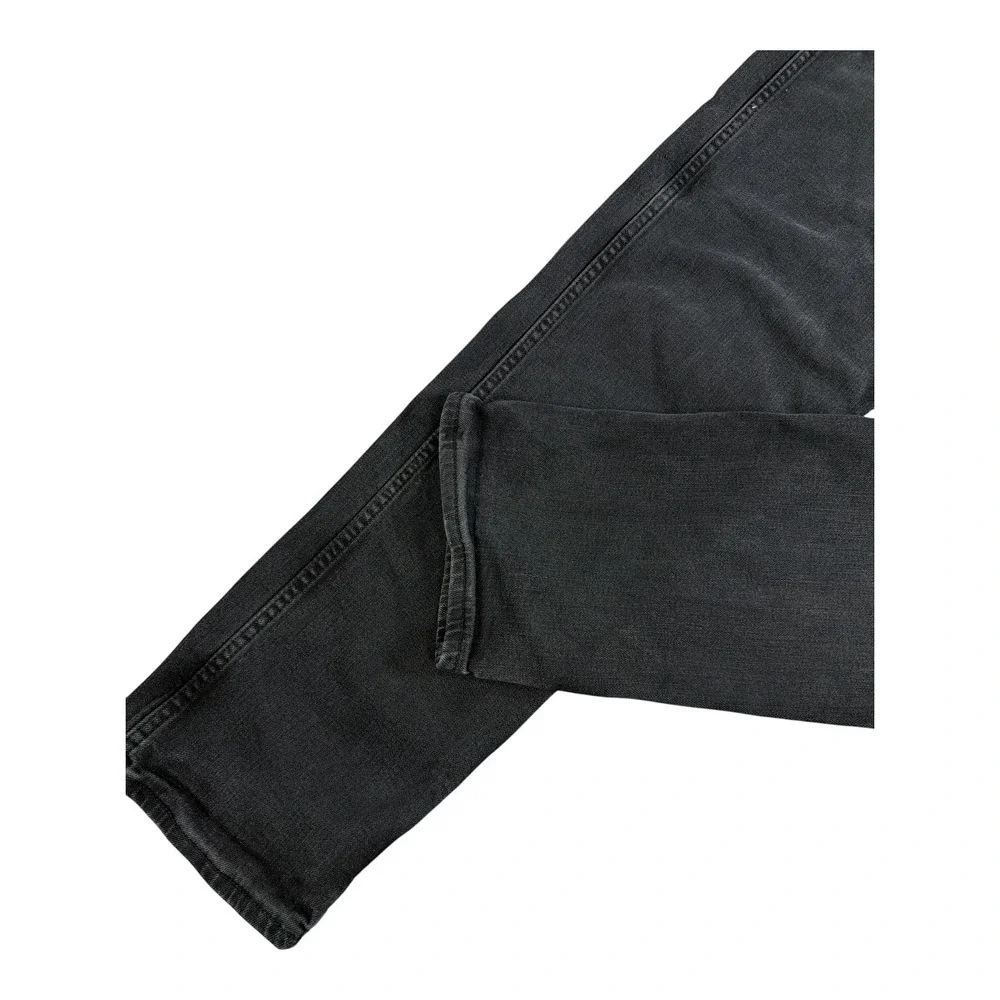 Levi's 508 Regular Taper Jeans Men's W36 L30 Black Washed Denim Pants